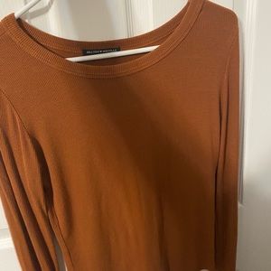 Brandy Melville orange long sleeve